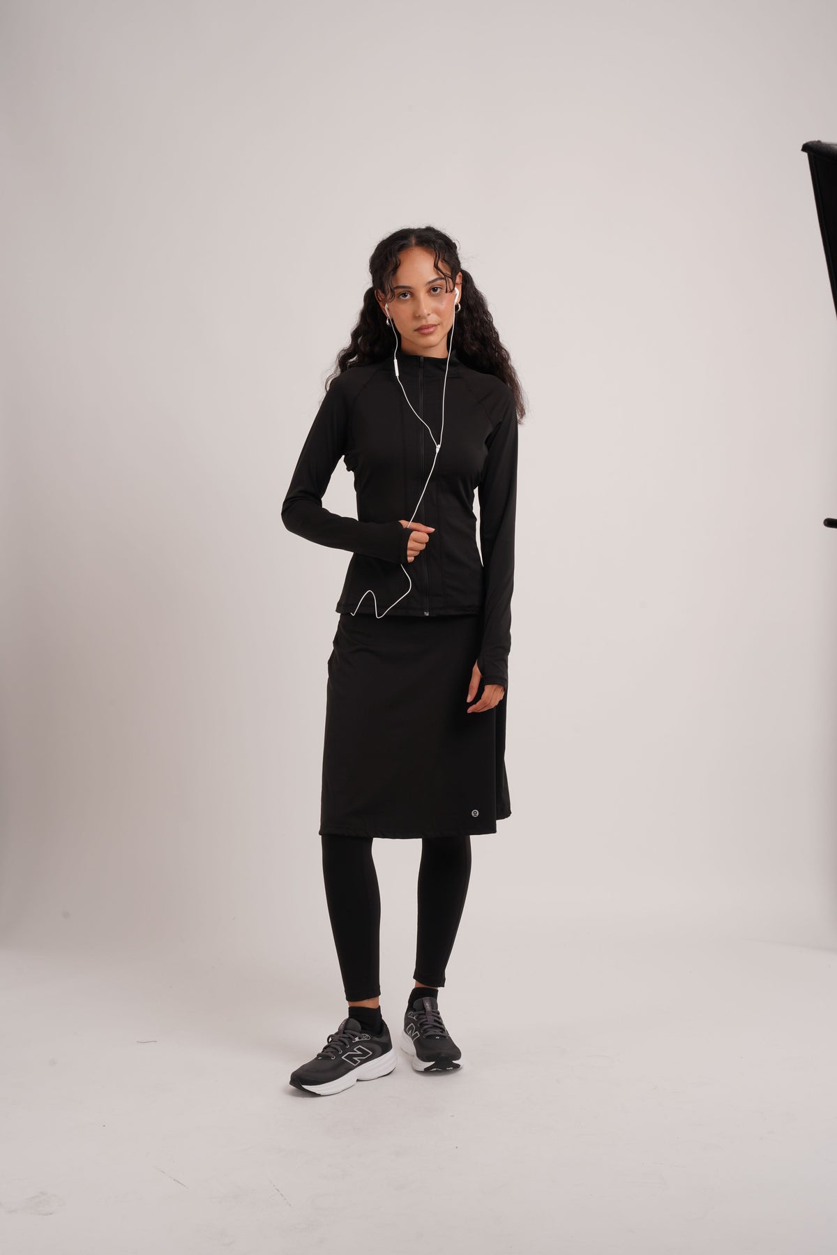 Active Full Zip Set - Black