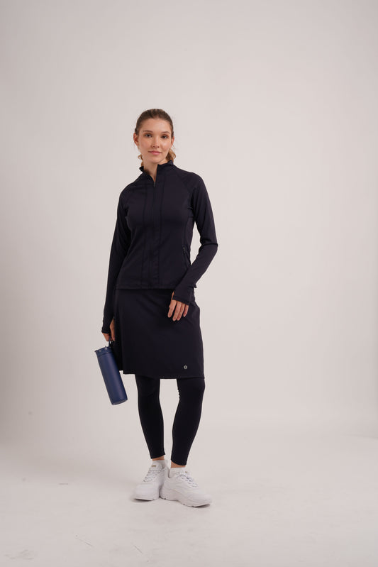 Active Full Zip - Navy