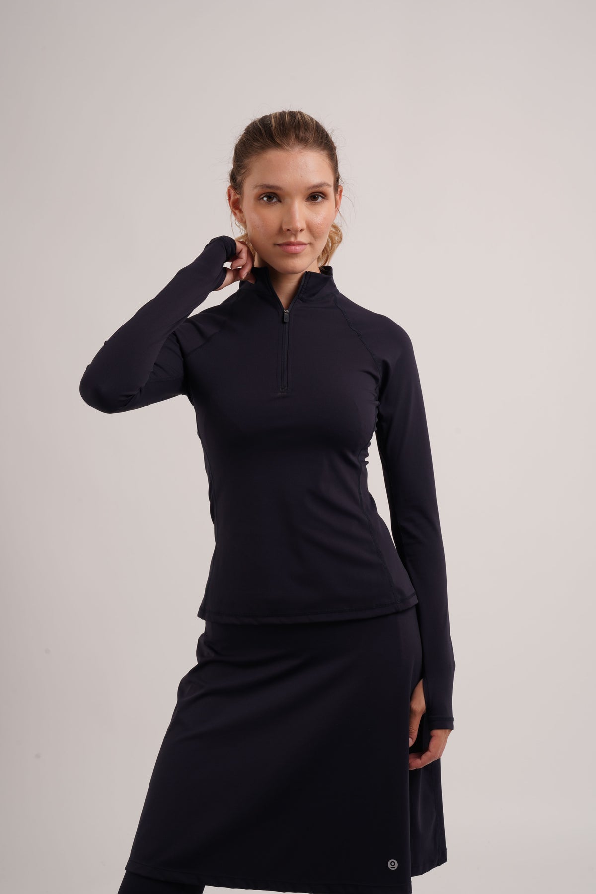 Active Quarter Zip Set - Navy