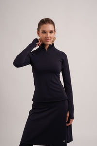 Active Quarter Zip Set - Navy