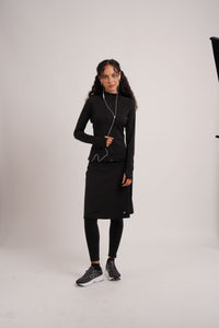 Active Full Zip Set - Black