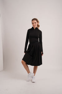 Active Quarter Zip - Black