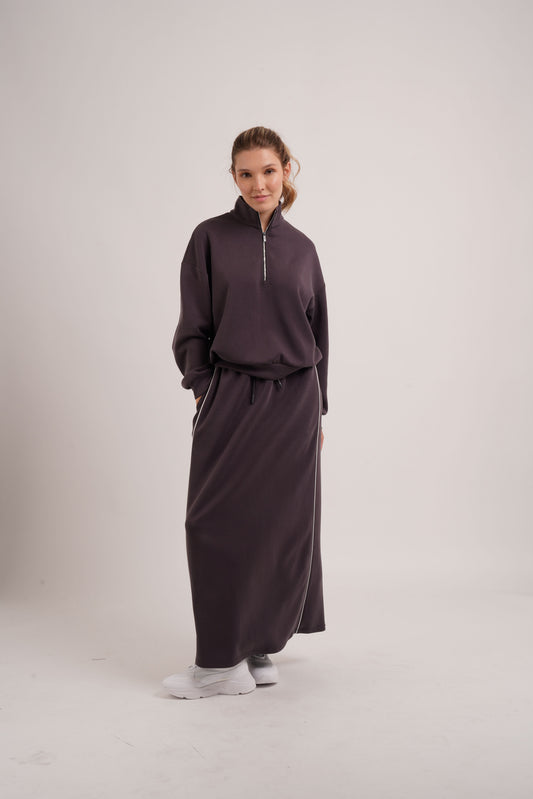 Soft Luxe Maxi - Charcoal Grey