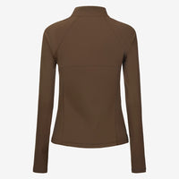 Active Quarter Zip - Espresso