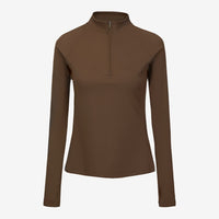Active Quarter Zip - Espresso