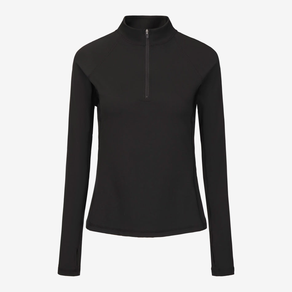 Active Quarter Zip - Black
