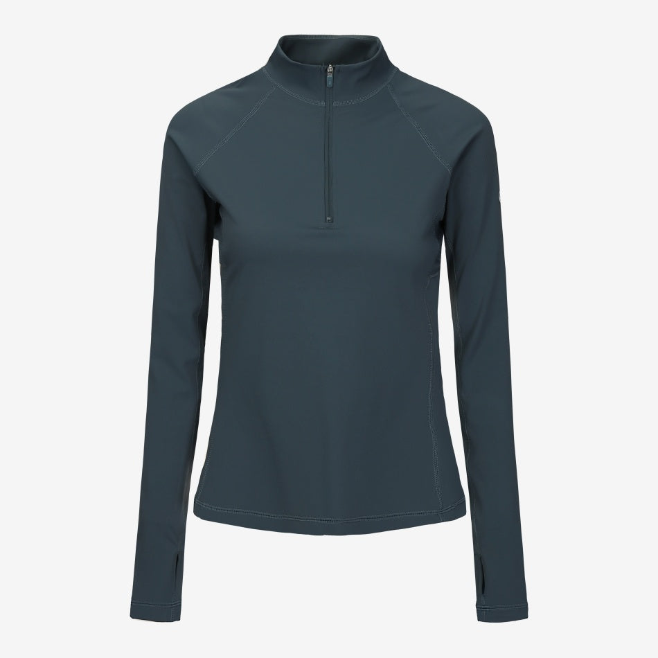 Zipper Top - Dark Jade