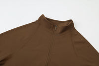 Active Quarter Zip - Espresso