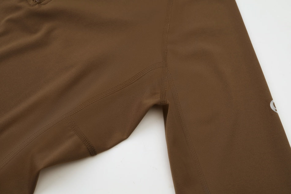 Active Quarter Zip - Espresso