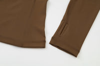 Active Quarter Zip - Espresso