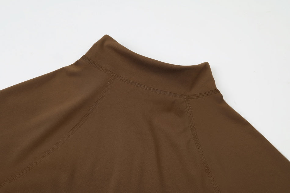 Active Quarter Zip - Espresso
