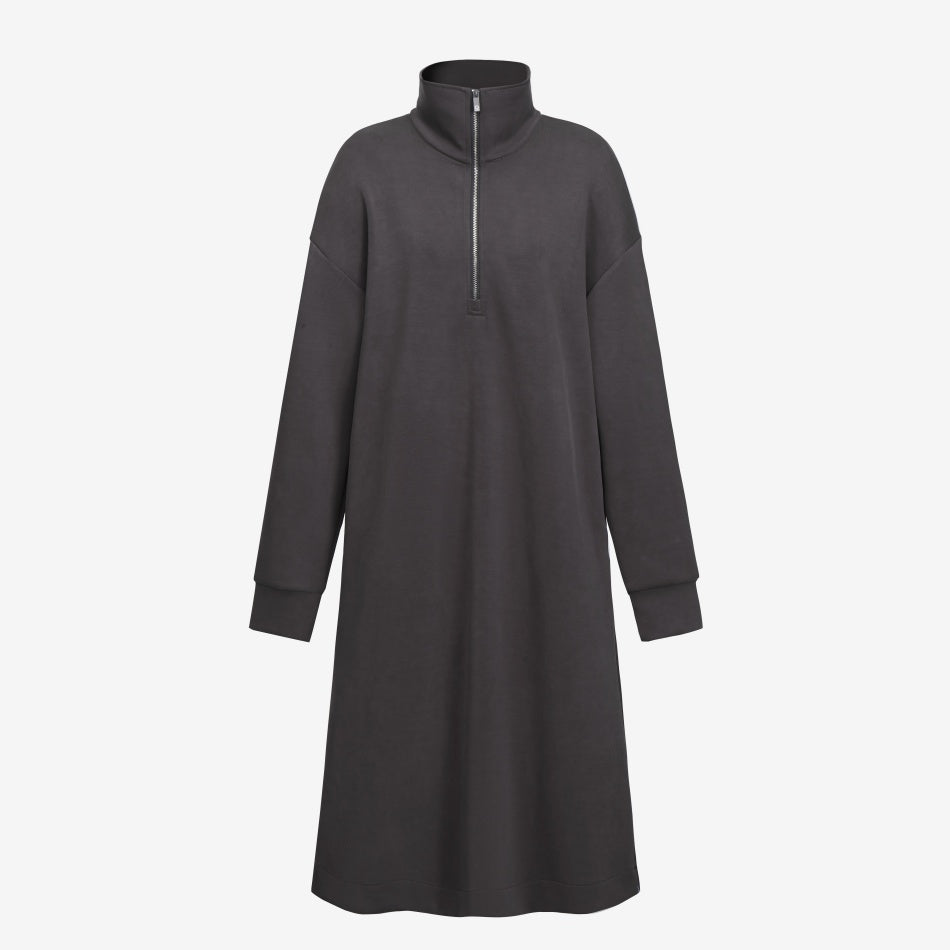 Scuba Dress -  Charcoal Grey