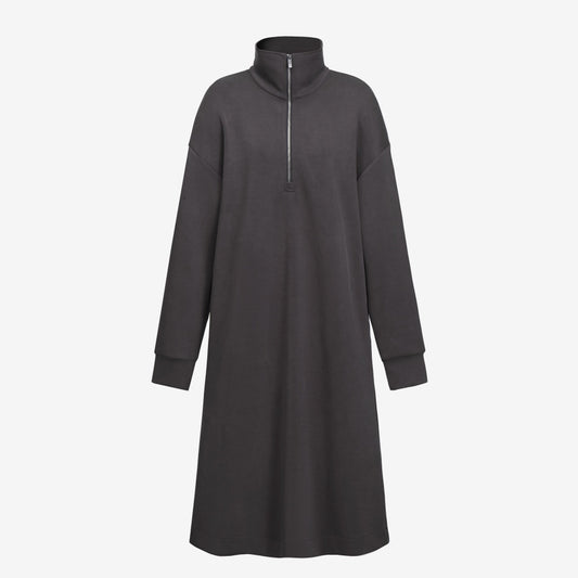 Scuba Dress -  Charcoal Grey