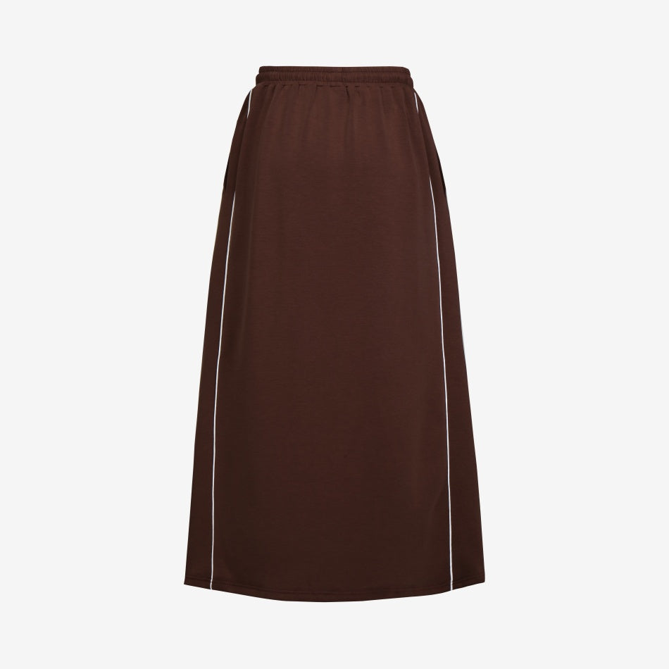 Scuba Skirt -  Espresso